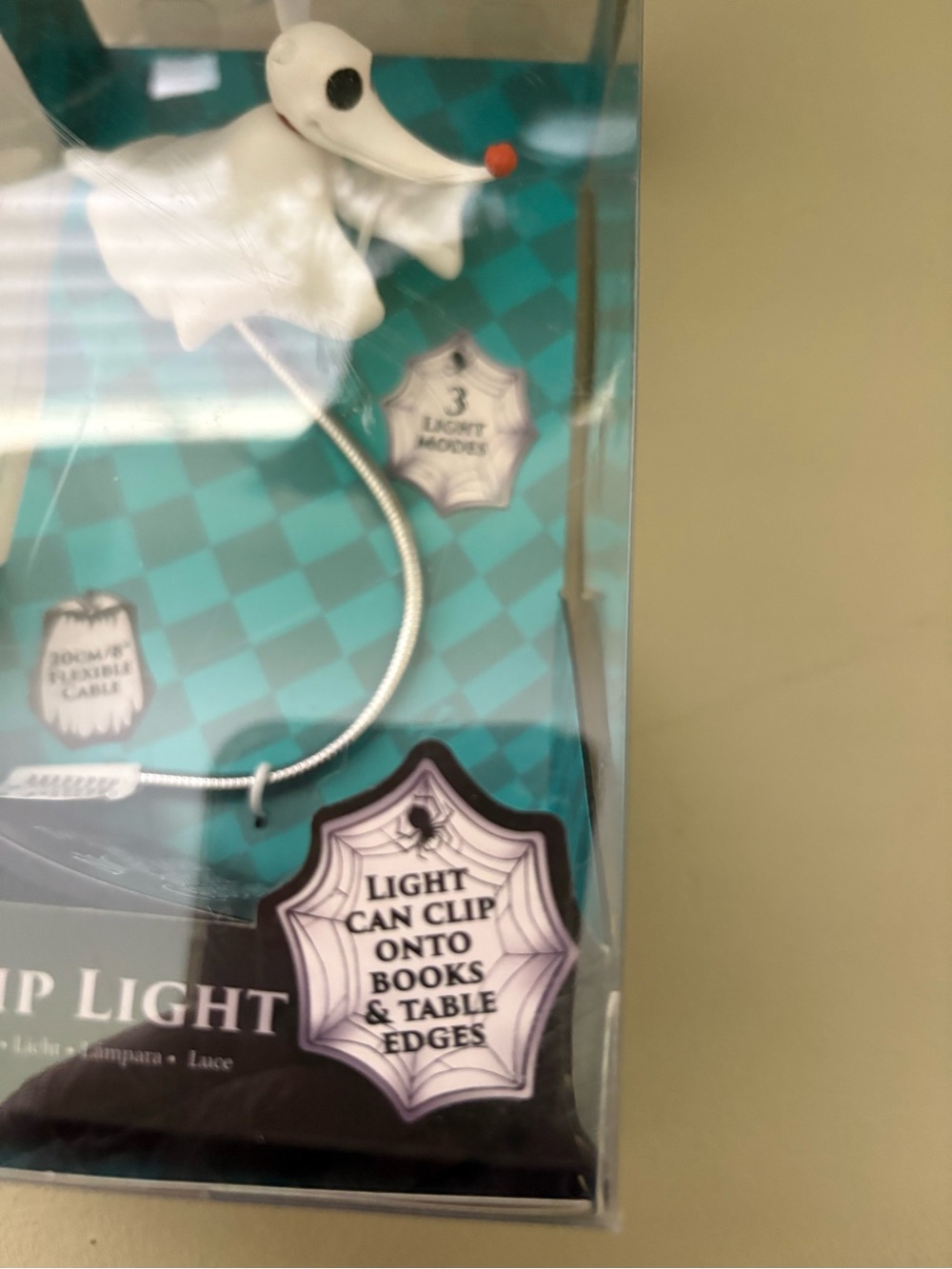 Disney The Nightmare Before Christmas Zero Clip Light - White, Black, Silver - Picture 3 of 5